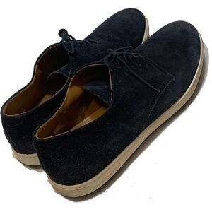 8 / Giorgio Armani Dark Blue Suede shoes